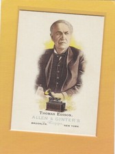 2006 TOPPS ALLEN & GINTER'S THOMAS EDISON #337 NMMT/MINT *66427