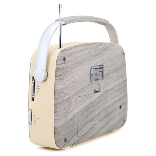 Radio retro portátil Emerson con batería recargable incorporada y puertos USB/SD - Imagen 16 de 34
