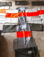 6 x Bundeswehr Westen &Uuml;berwurfwesten ABC SE f L&ouml;schkarren THW Feuerwehr