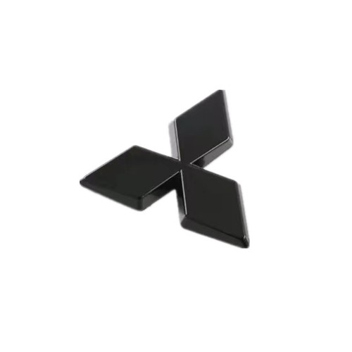 Cubierta emblema logotipo trasero negro brillante para Mitsubishi Outlander 2022-2025 - Imagen 6 de 6