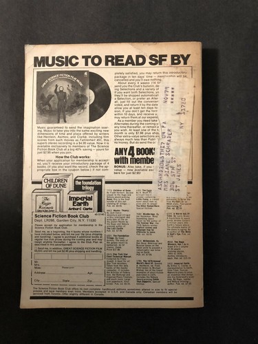 The Magazine of Fantasy and Science Fiction April 1977 - Picture 2 of 2