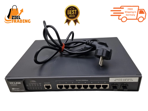 TP-LINK TL-SG3210 JetStream 8-Port Gigabit L2 Managed Switch with 2 SFP Slots