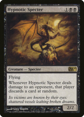 Magic 2010 Core (M10) regular Rare Hypnotic Specter MTG MOL Magic