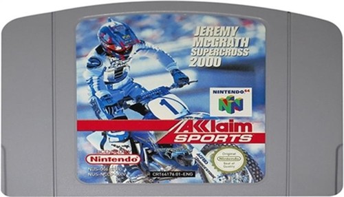 Jeremy McGrath Supercross 2000 - Nintendo 64 N64 Action Racing Video Game