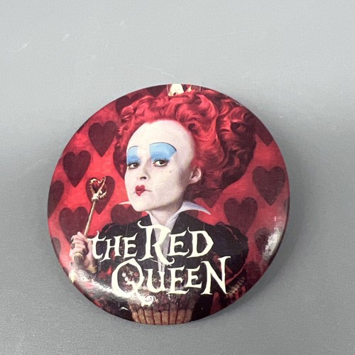 Disney Alicia en el País de las Maravillas La Reina Roja Pin Botón PinBack - Imagen 2 de 6