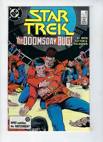 Star Trek # 34 DC Comics The Doomsday Bug - Death Ship (Jan 19870 NM