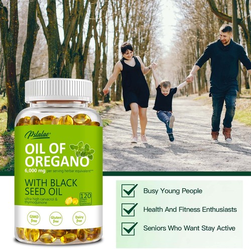 Oil of Oregano - Immune Support, Digestive Health - with Black Seed Oil - Picture 6 of 13