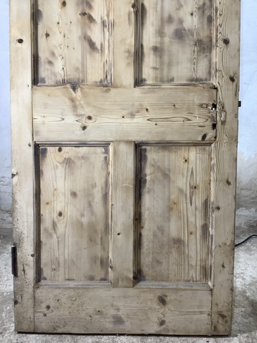 31 3/8"X 76 3/8" Georgian Internal Stripped Pine Six Panel Door 2over2over2 - Picture 9 of 12