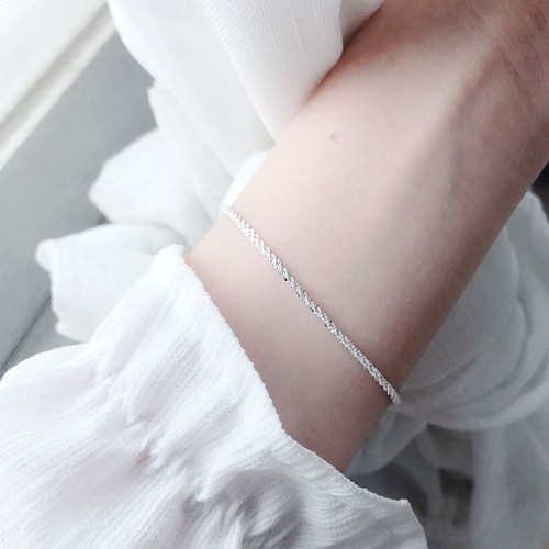 Elegant Thin Chain Bracelet Geometry Shining Bracelet Gift - Picture 8 of 12