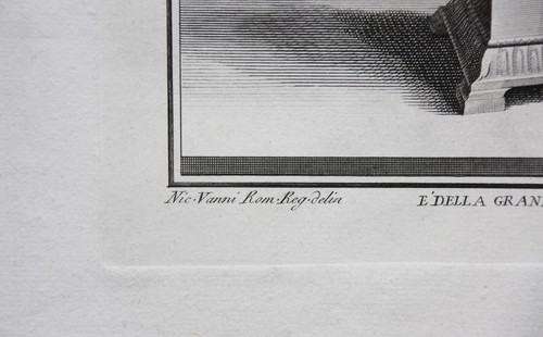 Carlo Nolli nach Niccolò Vanni, Kupferstich, antike Statuette, Mundschenk, 1771 - Bild 6 von 11