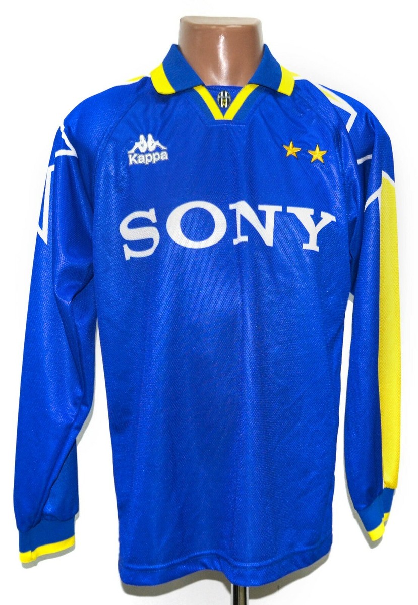 ウェア Juventus Away Jersey 1995-96 Kappa JUVENTUS ITALY 1995/1996 AWAY FOOTBALL SHIRT KAPPA LONG