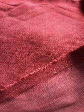 John Lewis Relaxed Linen Upholstery Fabric Berry 4.2 Mtrs