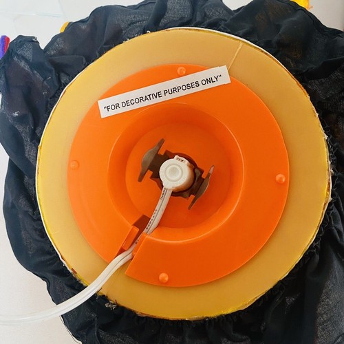 Halloween Pumpkin Jack o Lantern Vampire Dracula Light Up Decoration Vintage - Picture 7 of 10