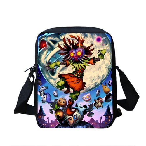 Legend of Zelda Majoras Maske Schule Rucksäcke Isoliert Lunch Bag Stift Etui Menge - Bild 4 von 19