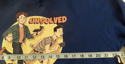 Hardy Boys Mystery ? Hoodie Sweatshirt Pullover Jumper L Unsolved Buzzfeed - Bild 8 von 16