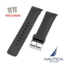NAUTICA AUTHENTIC BAND STRAP BLACK 28mm N16533G N13530G A13530G N13519G A23001G