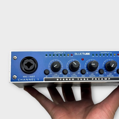 Presonus BlueTube Stereo Tube Preamp Presonus Audio Electronics Made in USA senza cavo - Foto 8 di 9