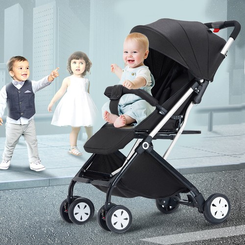 Portable Travel Pram Baby Stroller Kids Trolley Double Pushchair W/ Sun Visor - Picture 4 of 12