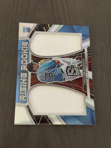 2021 Panini Spectra Rising Rookie Materials Prizm SP /75 #RR-TR TREVOR ROGERS