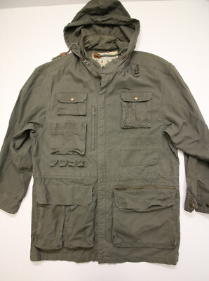 Vintage Banana Republic Safari Travel Field Jacket Zip Hood Vintage Banana Republic Safari Travel Field Jacket Zip Hood