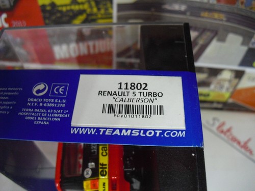 TEAM SLOT REF. 11802 RENAULT 5 TURBO CALBERSON Nuevo New 1/32 - Picture 6 of 6