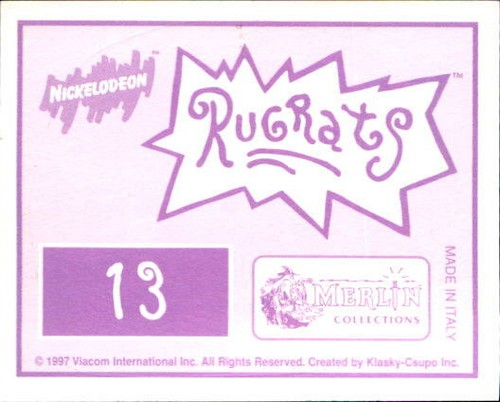 Rugrats Nickelodeon Stickers Card YOU PICK 1997 Merlin Sticker Book Like Panini - Picture 27 of 349
