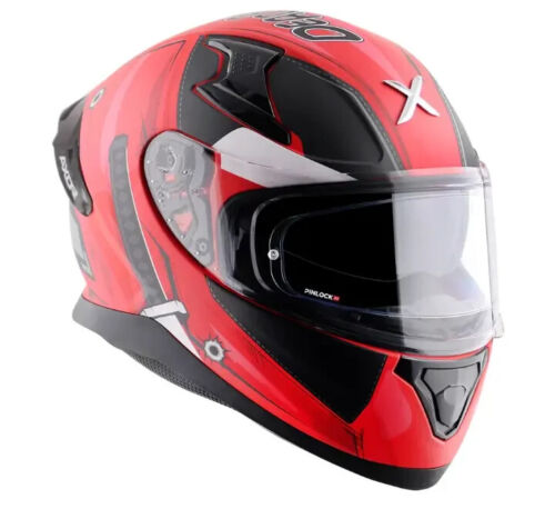 Casco completo moto Axor Apex Marvel Deadpool Negro Rojo ECE 22.05 DOT - Imagen 3 de 7