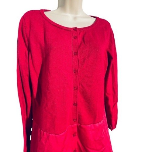 NWT Soft Surroundings Mariam Mixed Media Cardigan Button Down Medium - Picture 6 of 10
