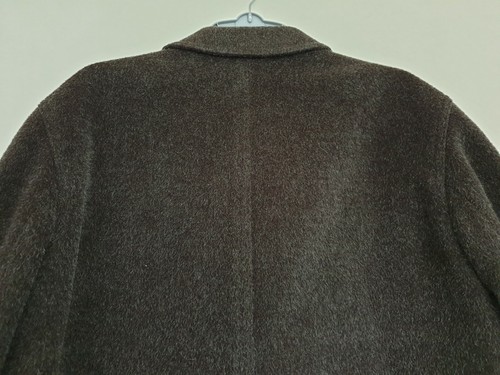 Lodenfrey Mens Khaki Grey Wool Coat Jacket Tartan Lining Made In England L/ 50 - Picture 5 of 12