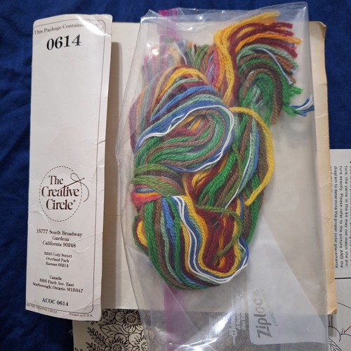 VTG Creative Circle Needlepoint Kit God's Thoughts 0614 Pure Wool Gift USA READ - Picture 10 of 11