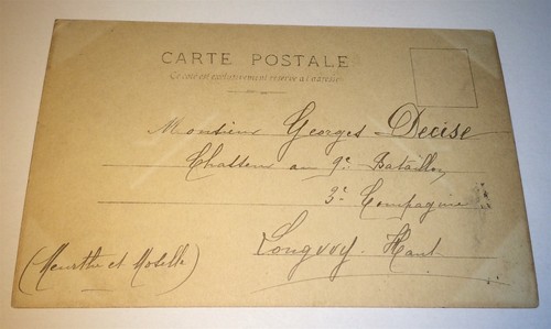 Rare Early Antique RPPC Famous French Photographer Henri Manuel! Photo Postcard! - Picture 7 of 7