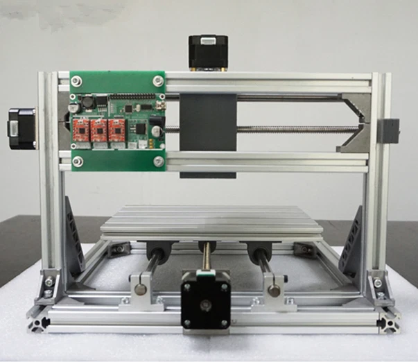 NUEVO 3 ejes hágalo usted mismo CNC2418 máquina grabadora láser fresado tallado de madera Foto 3 de 4