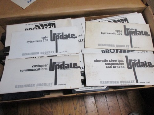 1970's Vtg Chevrolet Update Technicians Cassettes Lot 16 W Manuals - Bild 20 von 20