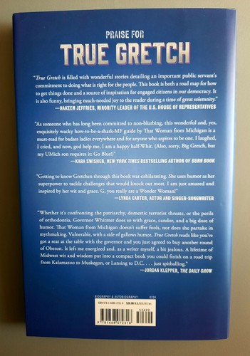 Governor Gretchen Whitmer TRUE GRETCH Signed Autographed 1st Ed HC/DJ Michigan - Bild 3 von 5