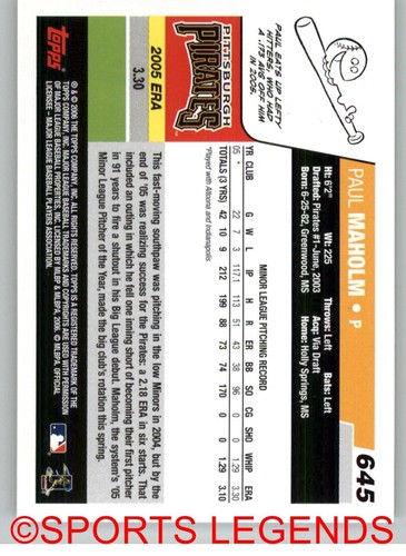 2006 Topps MLB #601-660 - Picture 91 of 121