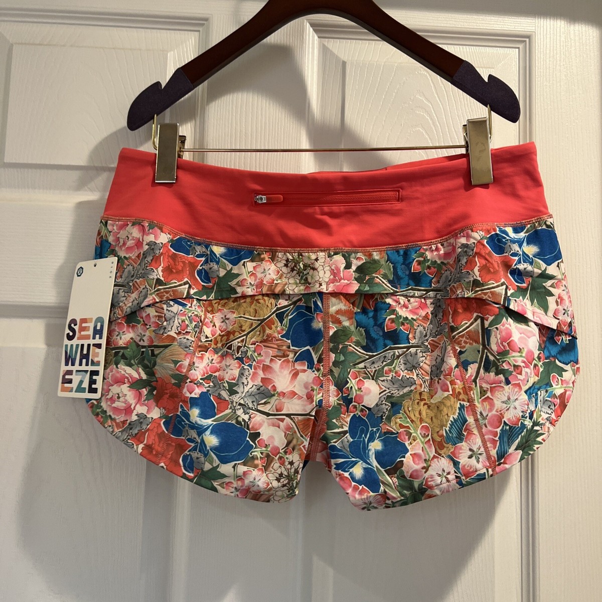 NWT Lululemon Speed Up Short 2.5”Seawheeze 2018 Floral