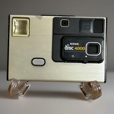 Kodak Disc 4000 Camera, UNTESTED No Wrist Band 1982 Eastman Vintage