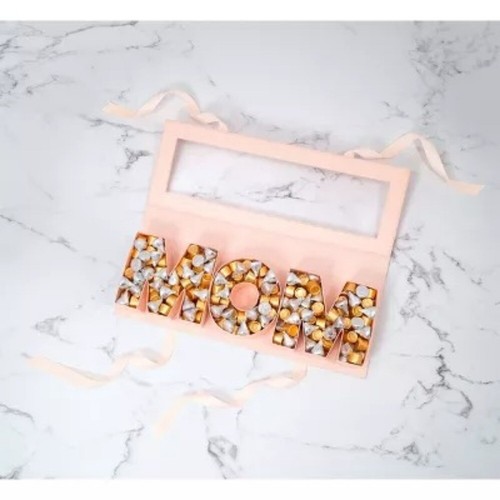 Fillable Word Food Storage Gift Box MOM Pink - Picture 5 of 5