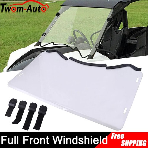 Full Windshield Windscreen For 13-18 Can Am Maverick 1000R MAX Scratch-Resistant - Picture 4 of 12