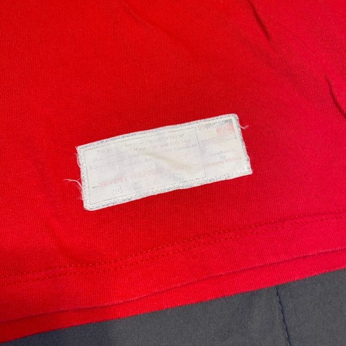Tommy Hilfiger Jeans XL Red Shirt Sports Car Chevrolet Corvette Type Emblem Logo - Picture 2 of 9