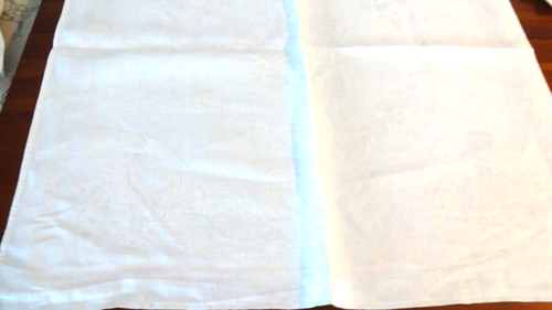 8 Antique Irish Linen Damask Napkins - Picture 2 of 13