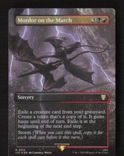 Mordor on the March (Borderless FOIL) CMDR: The Lord of the Rings
