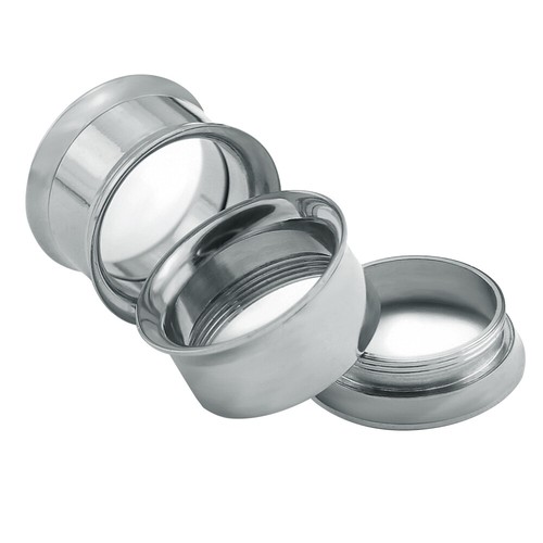 PAIR 316L STEEL INTERNAL THREAD Ear GAUGES Ear Plugs Ear STRETCHING Tunnels - - Picture 12 of 12