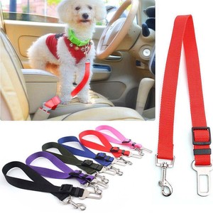 Adjustable-Dog-Cat-Pet-Car-Safety-Seat-Belt-Harness-Restraint-Lead-Collar-New