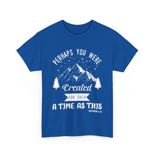 Tal vez fuiste creado por un tiempo como esta camiseta unisex de algodón pesado - Imagen 24 de 37