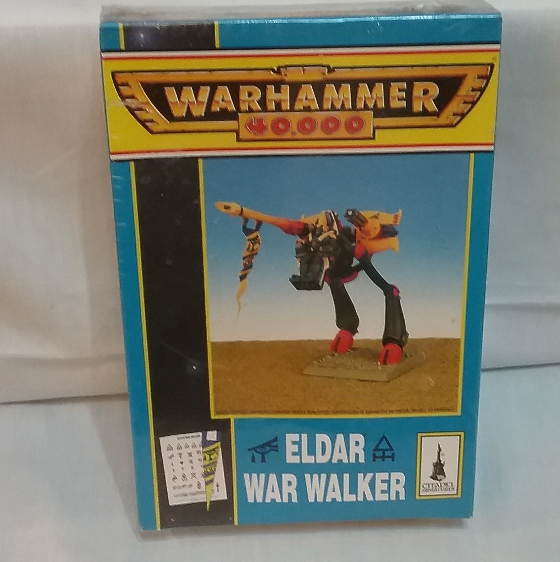WARHAMMER 40K Eldar War Walker Model Kit new 1997 sealed box WARHAMMER 40K Eldar War Walker Model Kit new 1997 sealed box