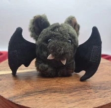 Vintage  MJC  Halloween Plush Purr Fection Crushy Critter Bat 1994 Vintage 