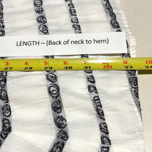 Talbots Damen A-Linie ausgestellt Midirock Gr. 10 Seitenreißverschluss Baumwolle atmungsaktiv adrett - Bild 8 von 9