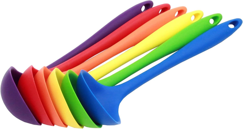 Premium Silicone Cooking Ladle, 11.25 Inch, Blue - Bild 6 von 12