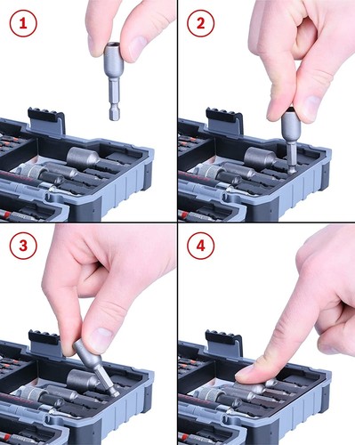 Set Inserti Avvitamento 43 Pezzi Bosch Per tutti gli avvitatori trapano e caccia - Foto 4 di 6